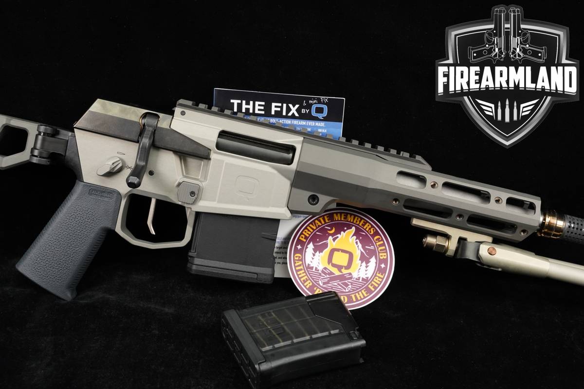 Q MINI Fix 300 Blackout SBR 8" Folding Stock 7.62x35mm +2 MAGS & BIPOD