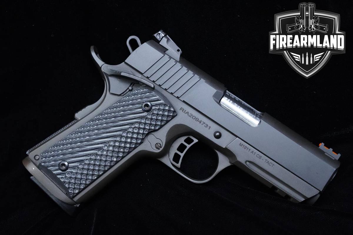Rock Island Armory (RIA) M1911 A1 Tac Ultra CS 45 ACP 3.62" RIA +ORIG CASE