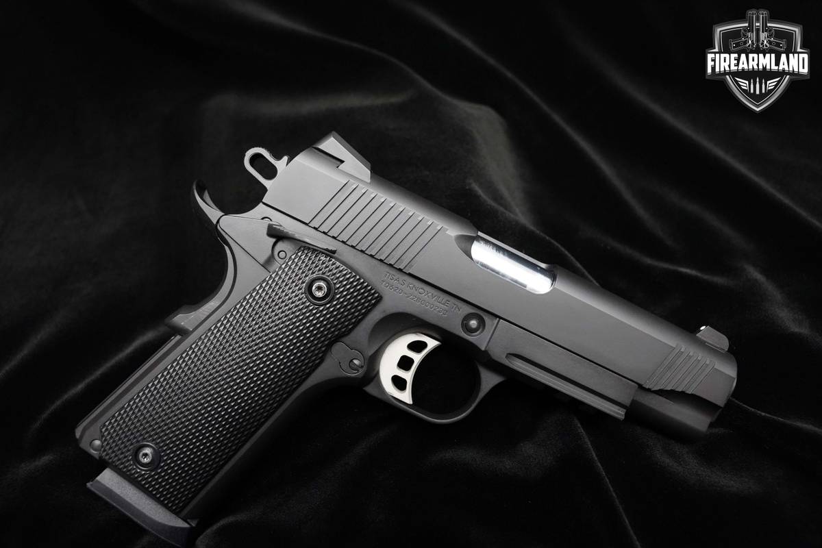 ORIG CASE Tisas USA 1911 CARRY 9mm Tisas 4" Blued SA Pistol 1911 + 2 MAGS!
