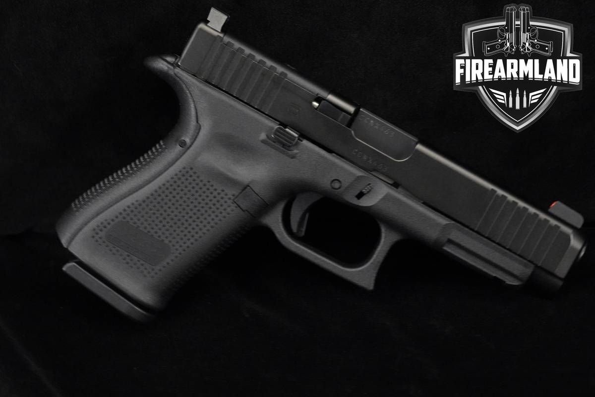Glock 49 MOS 9mm Glock G49 Crossover Trijicon HD Sights +3 MAGS & ORIG CASE