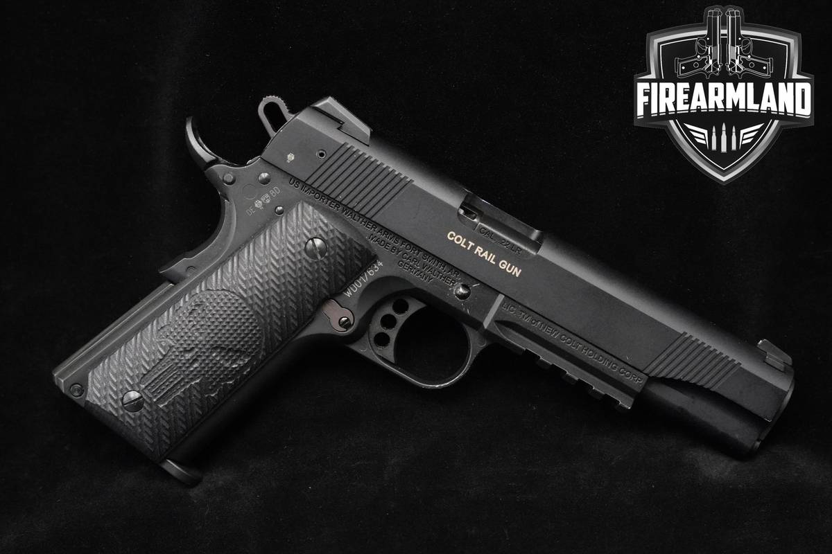 Colt Government Model Rail Gun 22LR 1911 5" Colt-Government Rail-Gun 1911