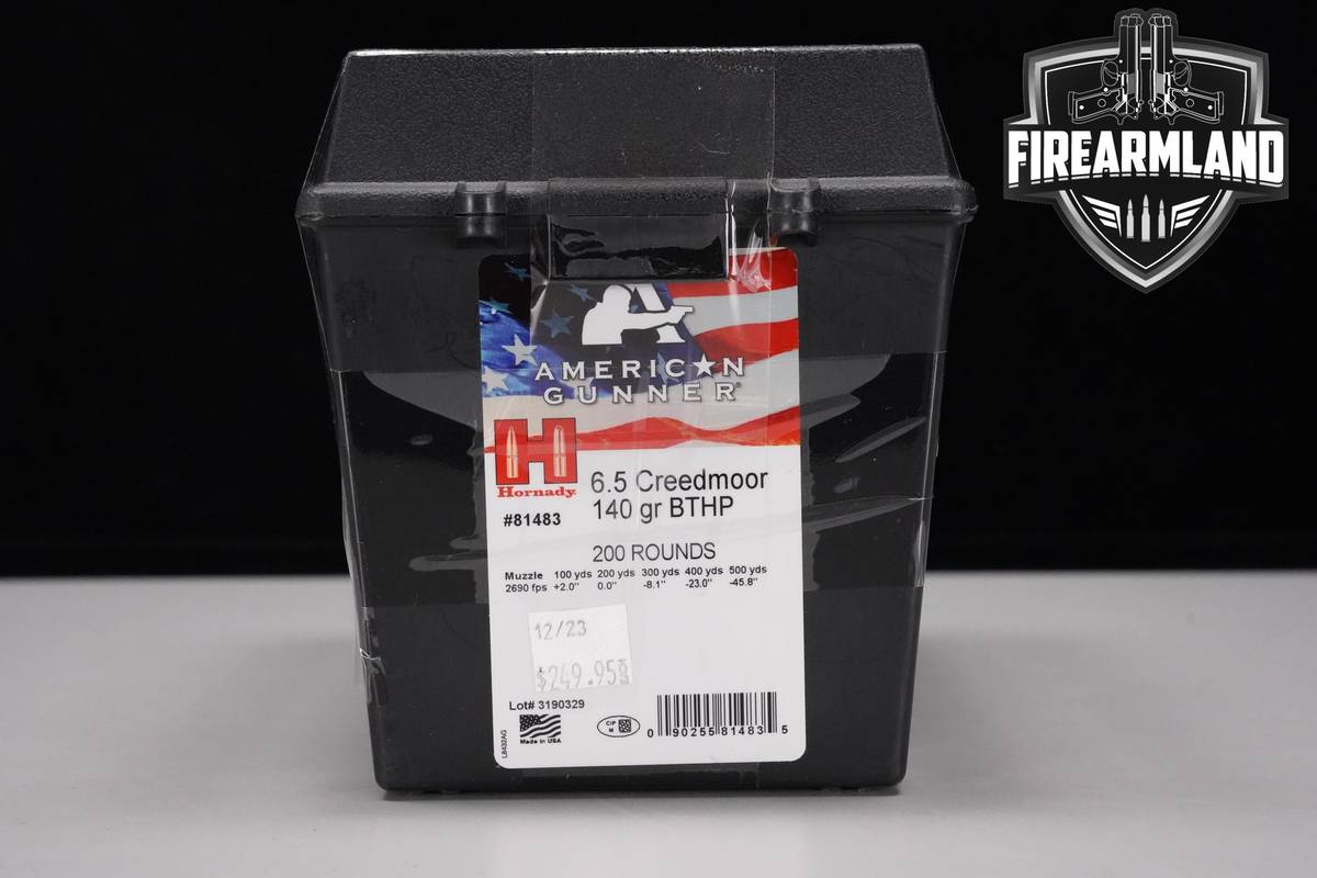 6.5 Creedmoor Ammunition 6.5CM Ammo 200 ROUNDS