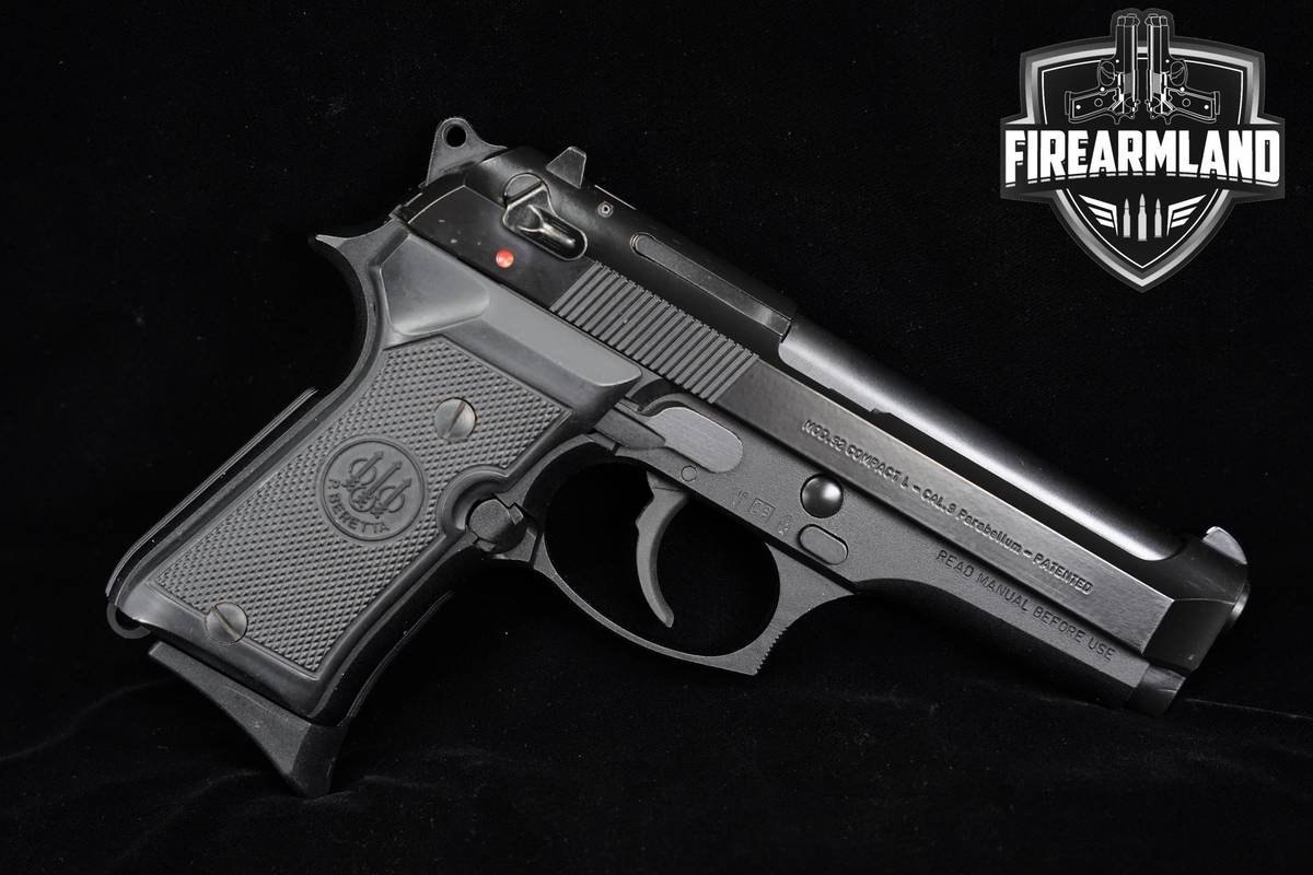 Beretta Model 92FS Compact L 9mm M92 M-92 FS + 2MAGS & ORIG CASE