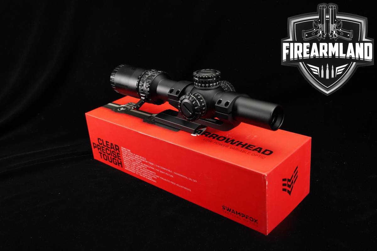 SwampFox Optics Arrowhead 1-10X24 Guerrilla Dot BDC Reticle SFP LPVO Scope