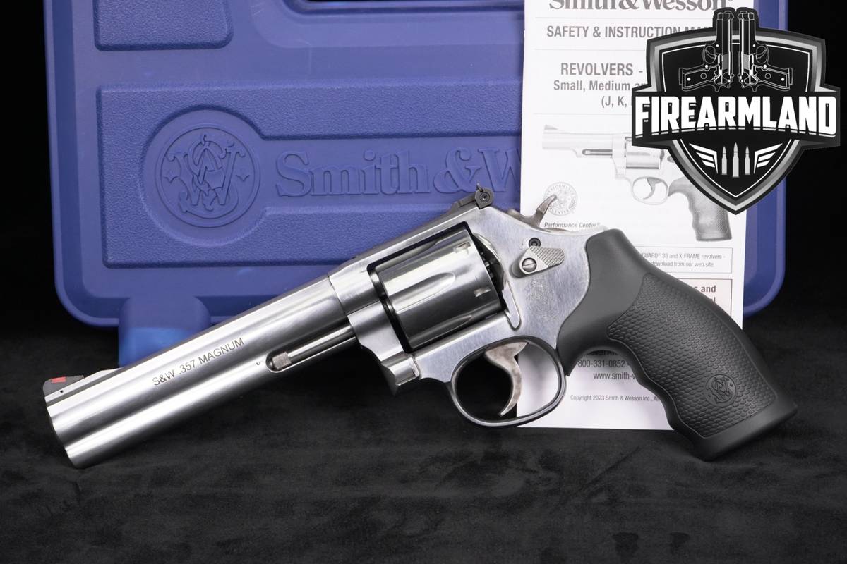 Smith & Wesson S&W Model 686 -6 357 Magnum Full Underlug +ORIG CASE
