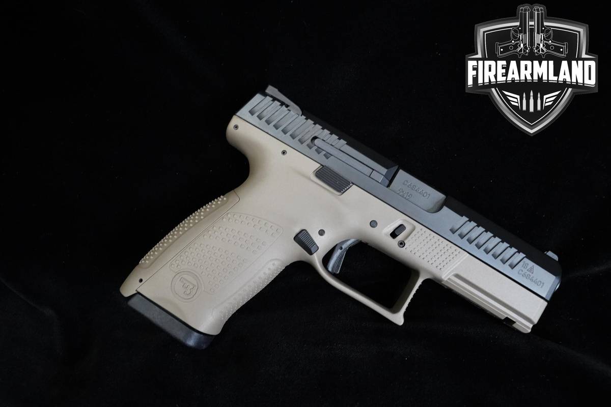 CZ P-10 C FDE 9mm 4.02" Two-Tone CZ P10 P10C +2 MAGS & ORIG CASE