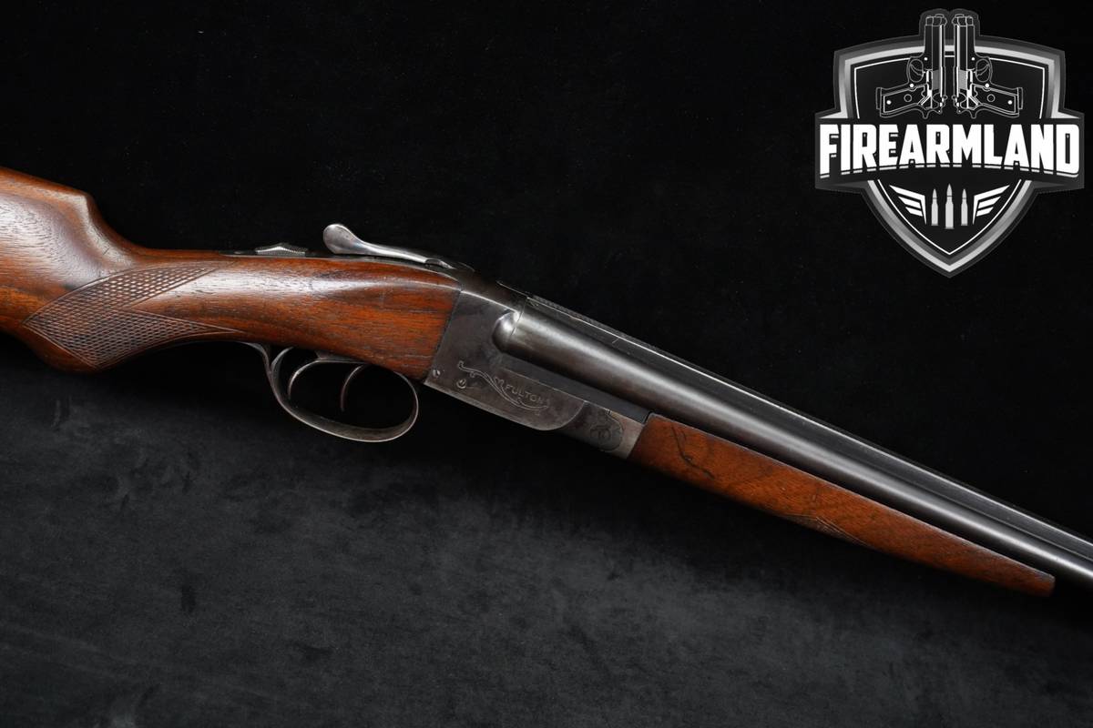 1938 Hunter Arms Company The Fulton .410 Bore 26" Case Hardened & Walnut 3"