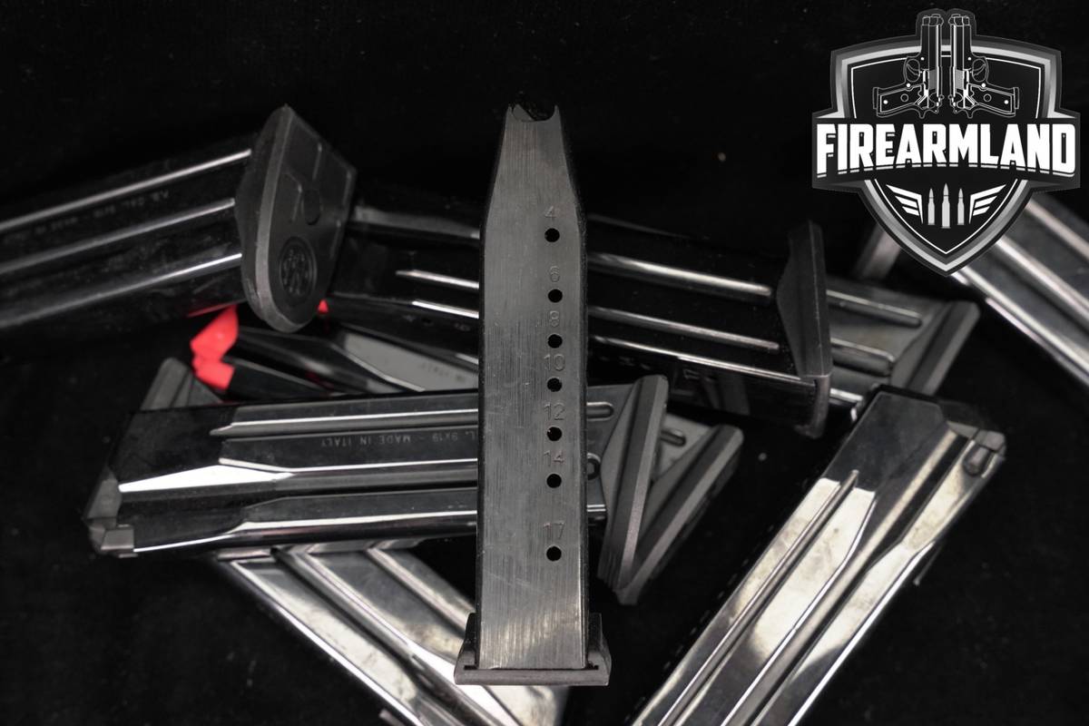 NINE (9) Beretta APX 17 Round Magazines 9mm Luger Mags