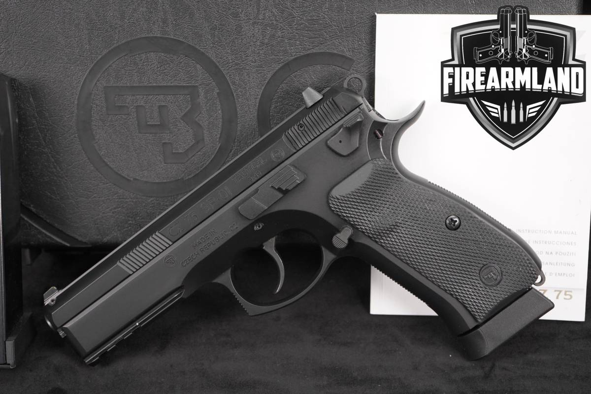 CZ 75 SP-01 TACTICAL 9mm 4.6" CZ75 SP01 +2 MAGS & ORIG CASE