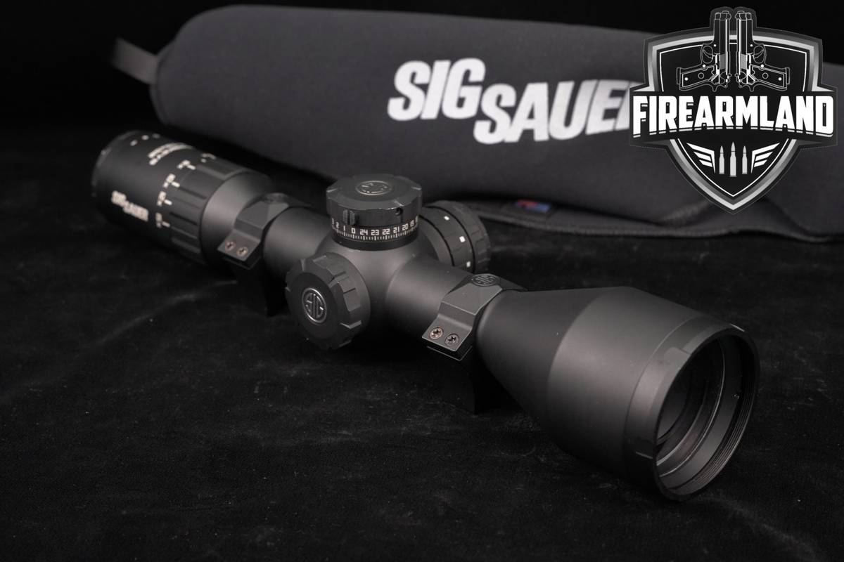 Sig Sauer Whiskey5 3-15x52mm 30mm Tube Size Illuminated SFP MOA Whiskey 5