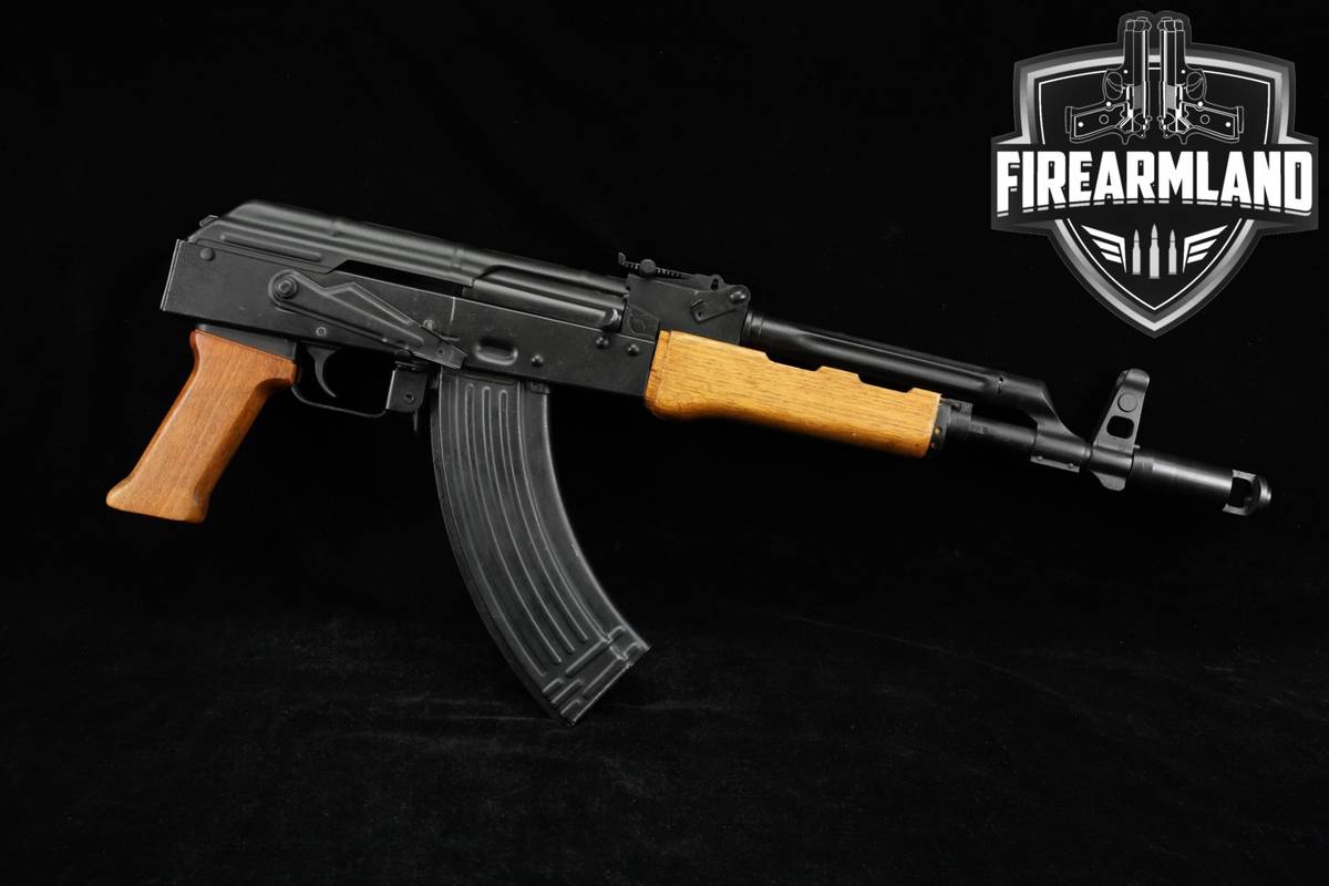 Ewbank Mfg EMAKM 7.62x39 AKM AK-47 12.5" Black & Wood Draco-Style Pistol