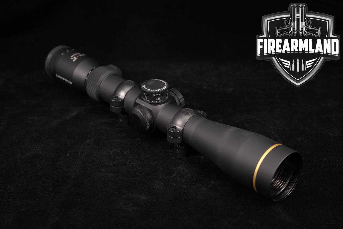 Leupold VX-R 4-12x40mm 30mm Tube MOA SFP Illuminated FireDot Duplex Scope