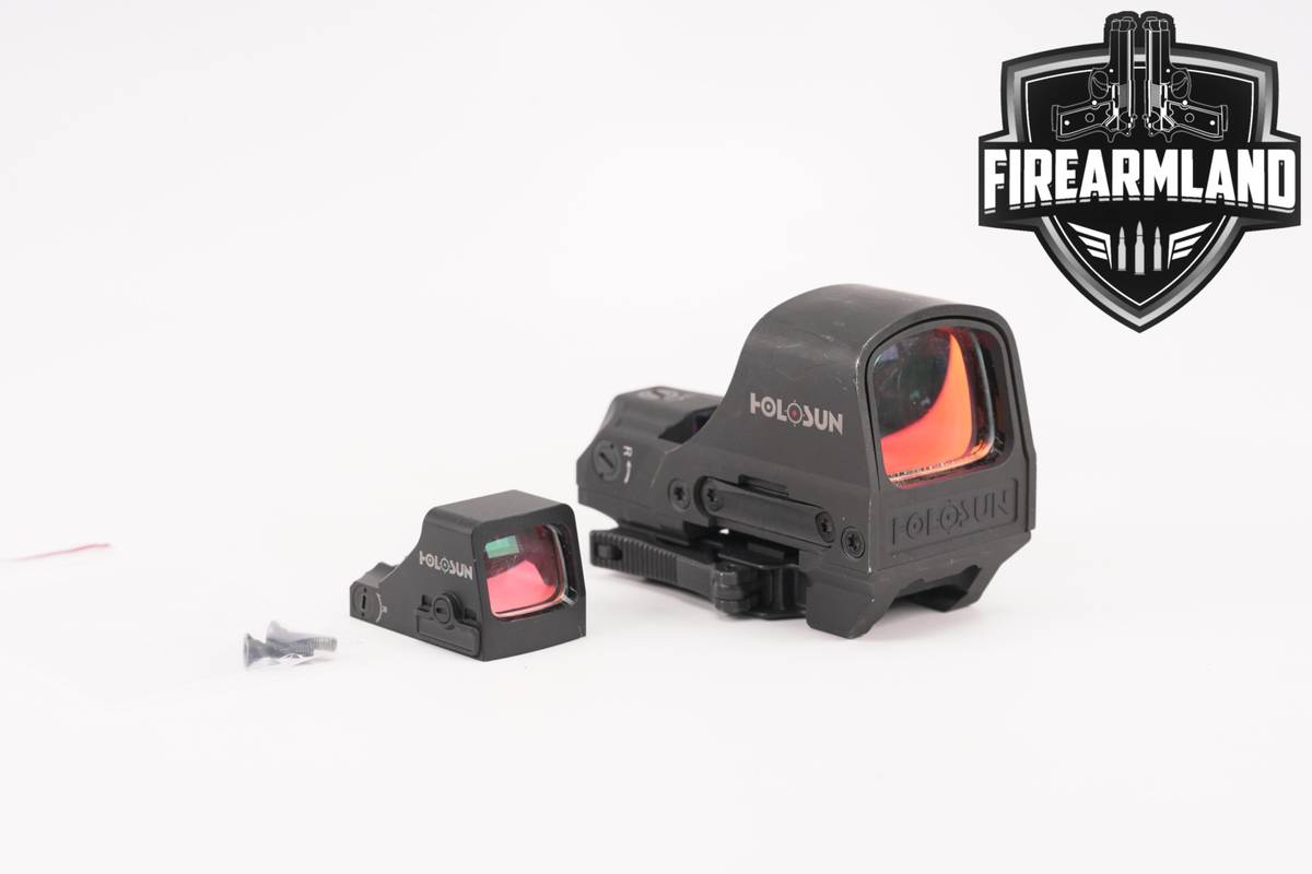Holosun HS510C, HE507K-GR X2 Combo 2 MOA Dot, 65 Circle Green 32 Sights