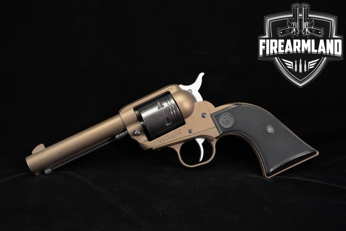 2019 Ruger Wrangler 22LR 4.5" Burnt Bronze