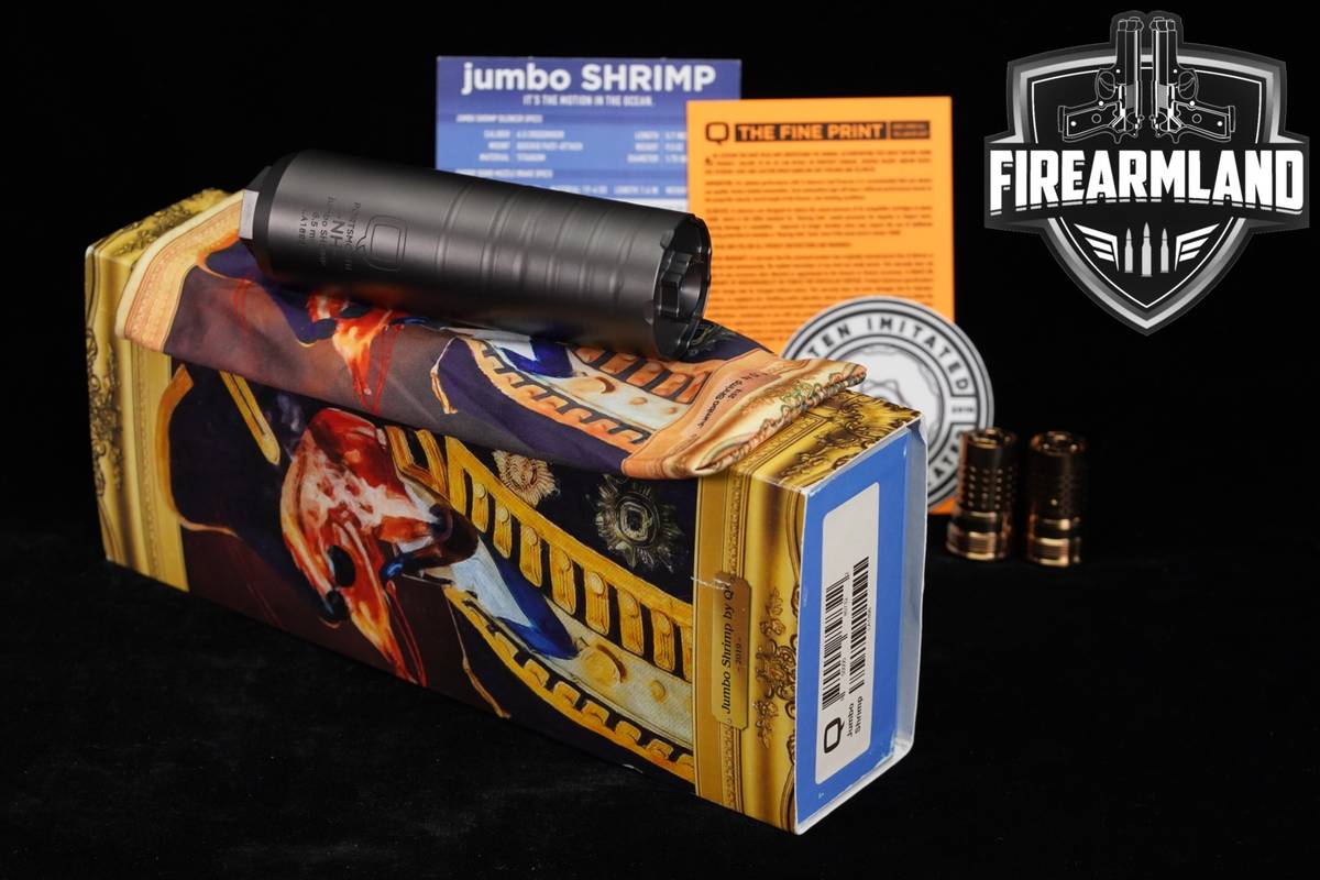 Q Jumbo Shrimp .25 ACP (6.5mm) Suppressor JS J-S +ORIG BOX