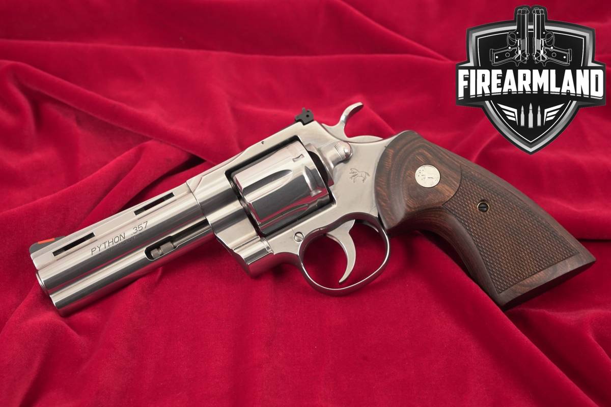 COLLECTOR Colt Python Gen 2 357 Magnum 4.25" Polished Stainless DA/SA