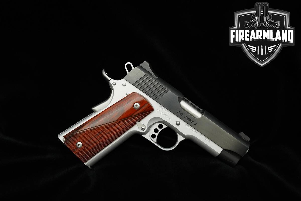 Kimber Pro Carry II Two-Tone 45 ACP 1911 4" MATCH +2 MAGS & ORIG CASE