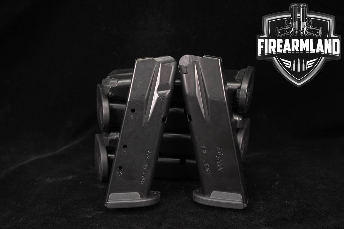 Sig Sauer SIX (6) P320 Compact 13 Round Magazines .40S&W-.357 P-320C Mags