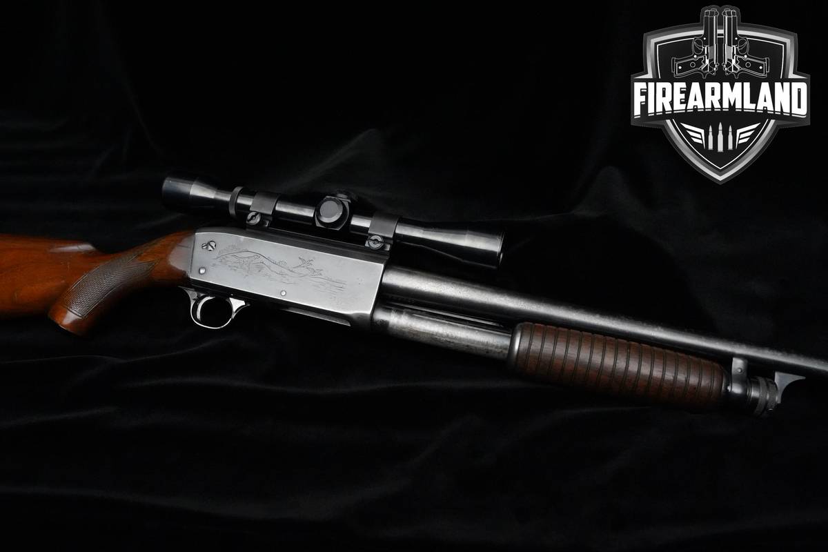ENGRAVED 1949 Ithaca 37 12-Gauge 28" Blued Shotgun +Scope