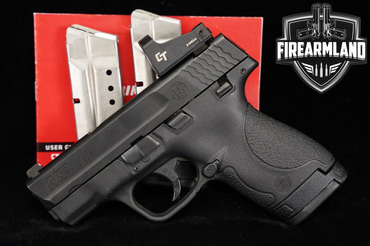 Smith & Wesson M&P9 Shield Gen 1 NTS 9mm S&W M&P 9 +3 MAGS & CT OPTICS
