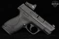 Smith & Wesson (S&W) M&P9 Shield Gen 1, No Thumb Safety 9mm Luger Black in Very Good Condition Image 2
