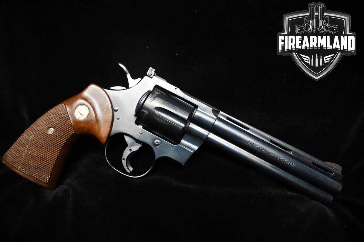 1974 Colt Python Royal Blue 357 Magnum 6" Blued Colt-Python VENT RIB DA/SA