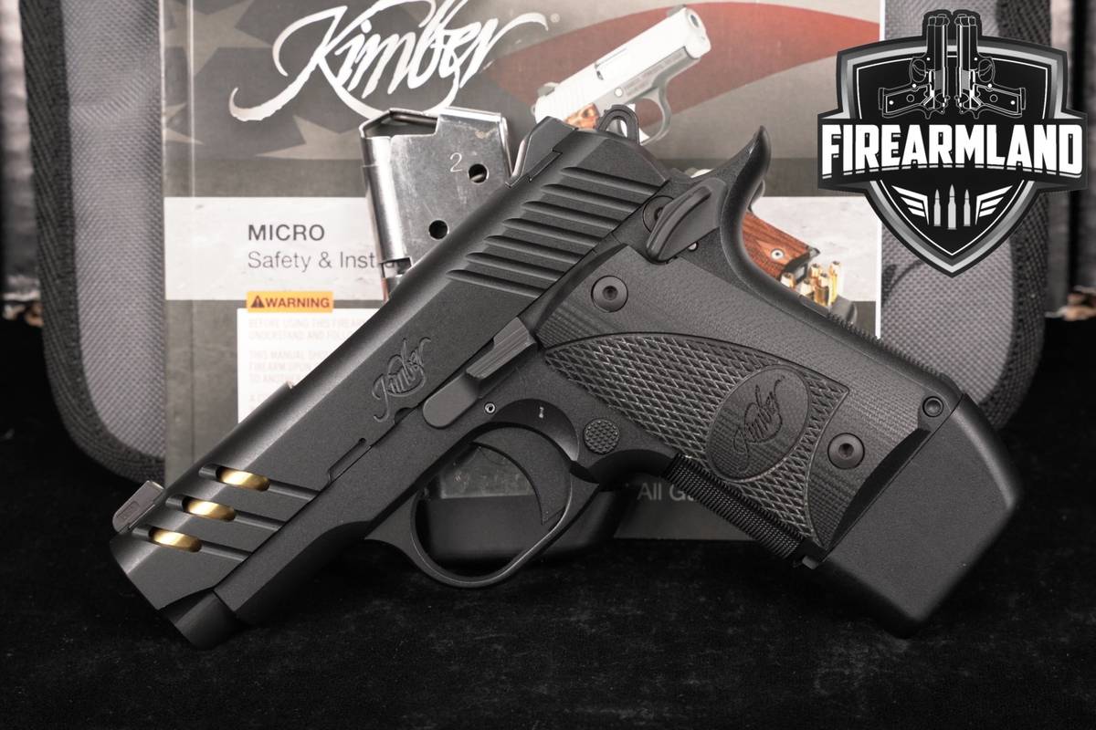 Kimber Micro 9 ESV 9mm 3.15" Micro9 1911 +2 MAGS & ORIG CASE