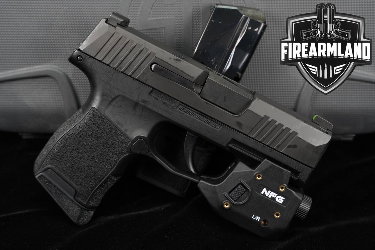 Sig Sauer P365 9mm 3.1 P 365 +3 MAGS, ORIG CASE, NFG LIGHT/LASER COMBO
