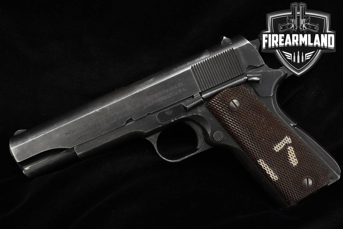 WWII 1943 Remington Rand/ Colt M1911A1 45 ACP 1911 5" 1911A1 M1911-A1 WW2
