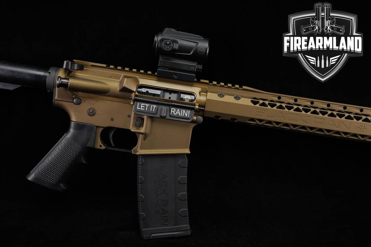 Black Rain Ordnance SPEC15 5.56 NATO AR-15 AR15 16" Bronze +BURRIS OPTIC