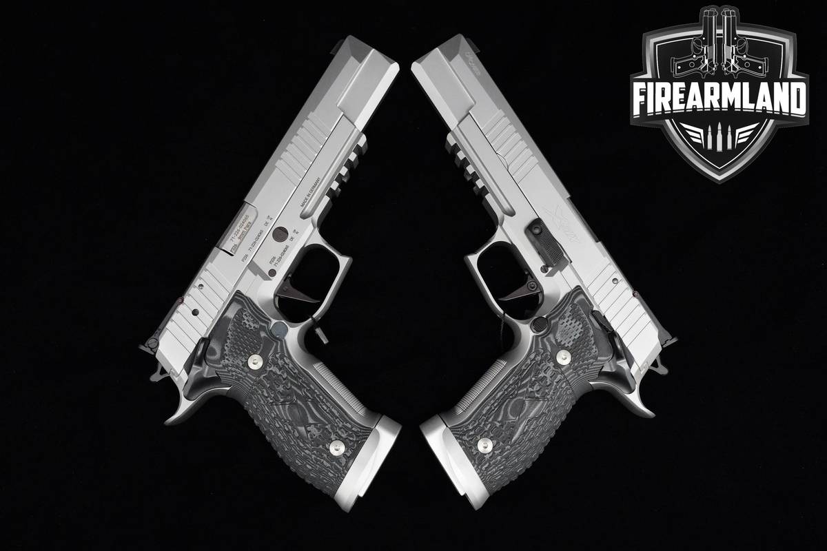 UBER RARE PAIR! German Mastershop Sig Sauer P226 X-SIX Supermatch 9mm 6" X2