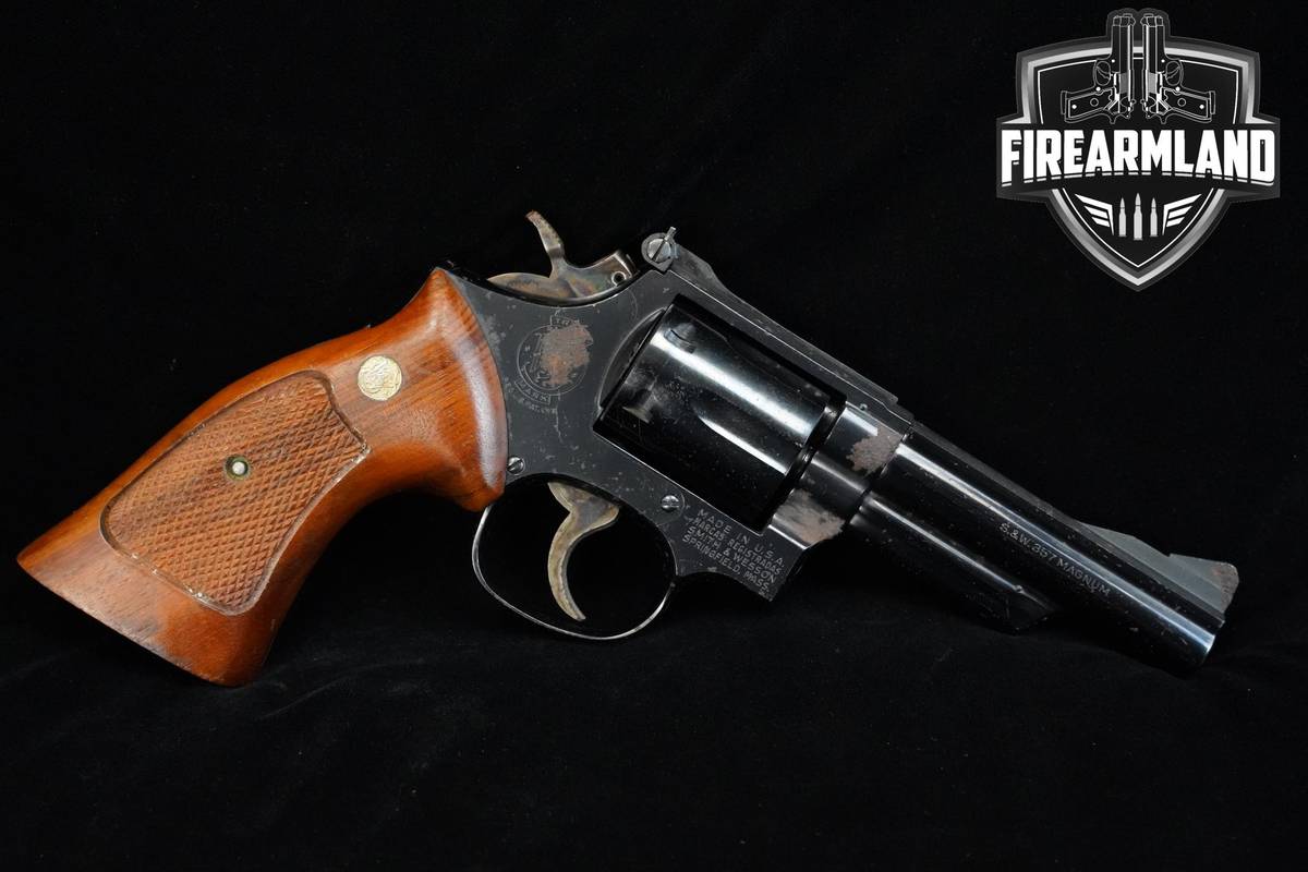 Smith & Wesson (S&W) Model 19-4 357 Magnum 4" Blued S&W 19-4 DA/SA