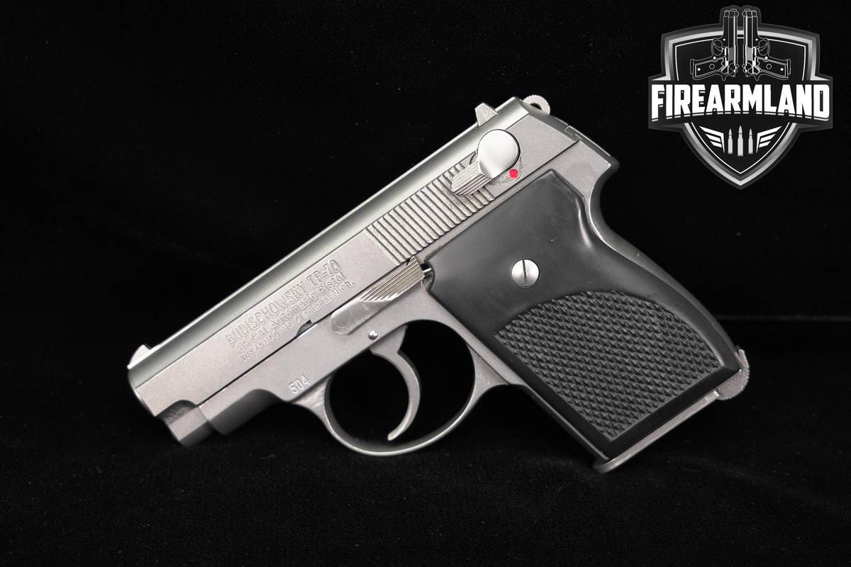 1973-1977 Budischowsky TP-70 25 ACP 6.35mm 2.5 Stainless +ORIG BOX
