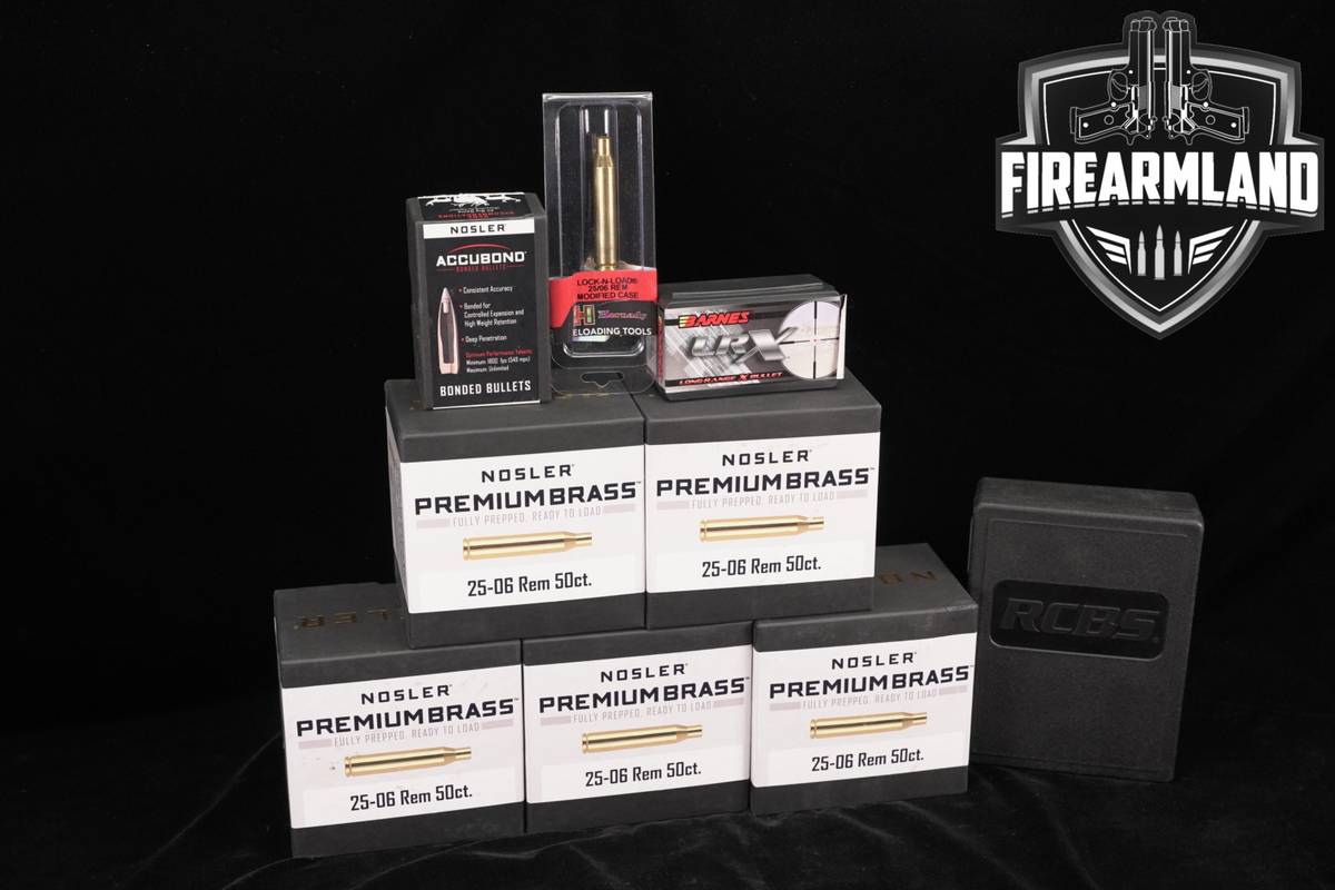 RCBS Nosler Barnes & Hornady 25-06 Reloading Kit Rem. MatchMaster Die Set