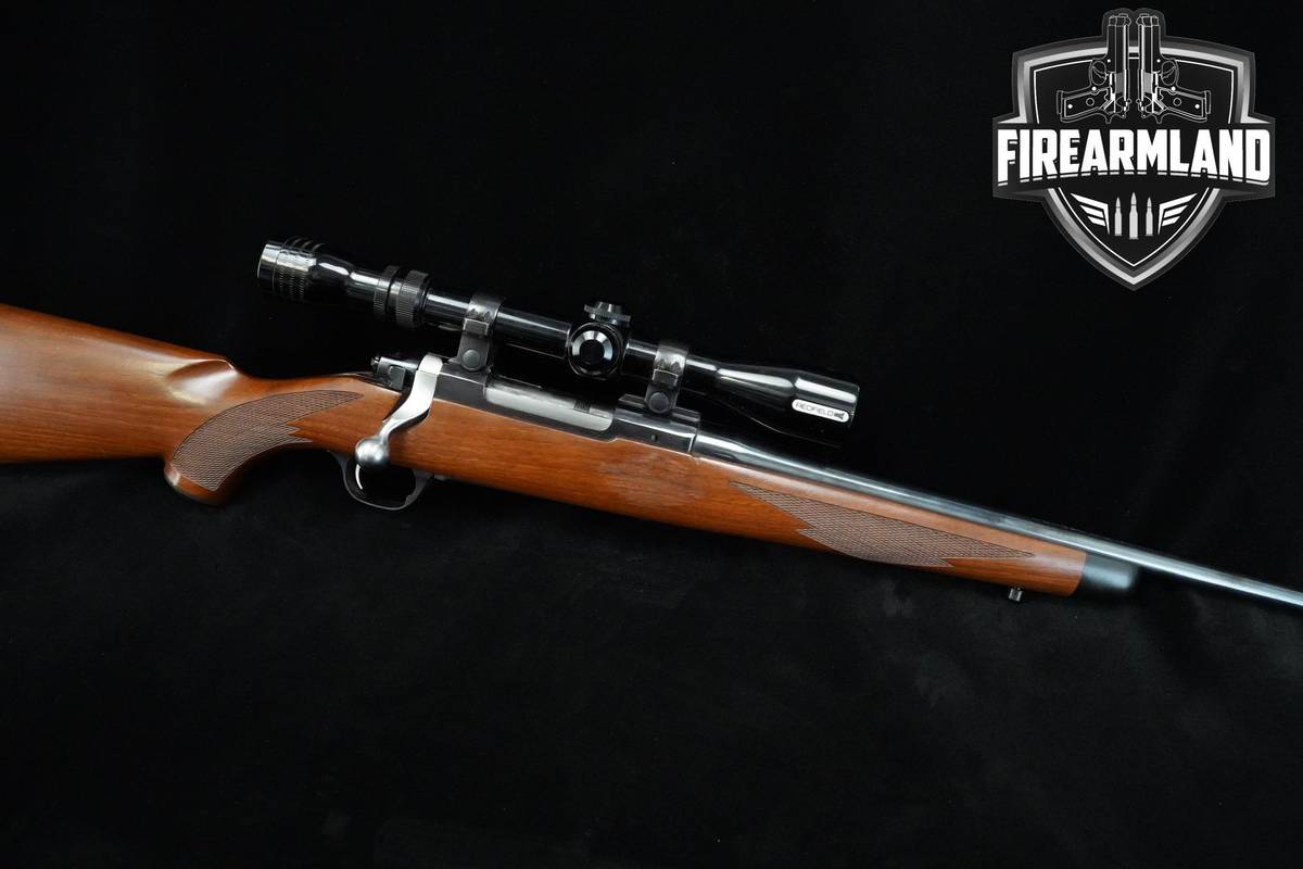 1991 Ruger M77 Mark II 243 Win 20" Blued Ruger M-77 Mark-2 +REDFIELD