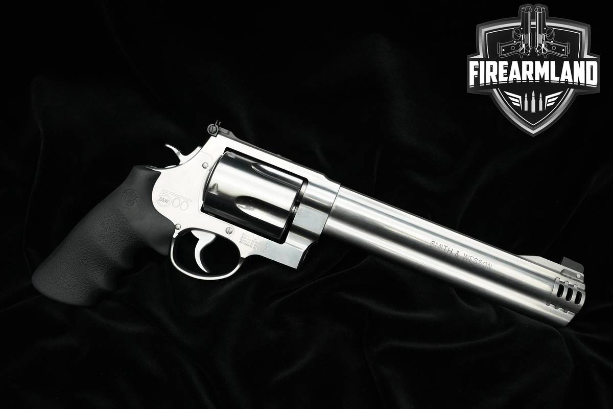 Smith & Wesson (S&W) M500 8.38" Stainless M500 S&W DA/SA 500 S&W Magnum