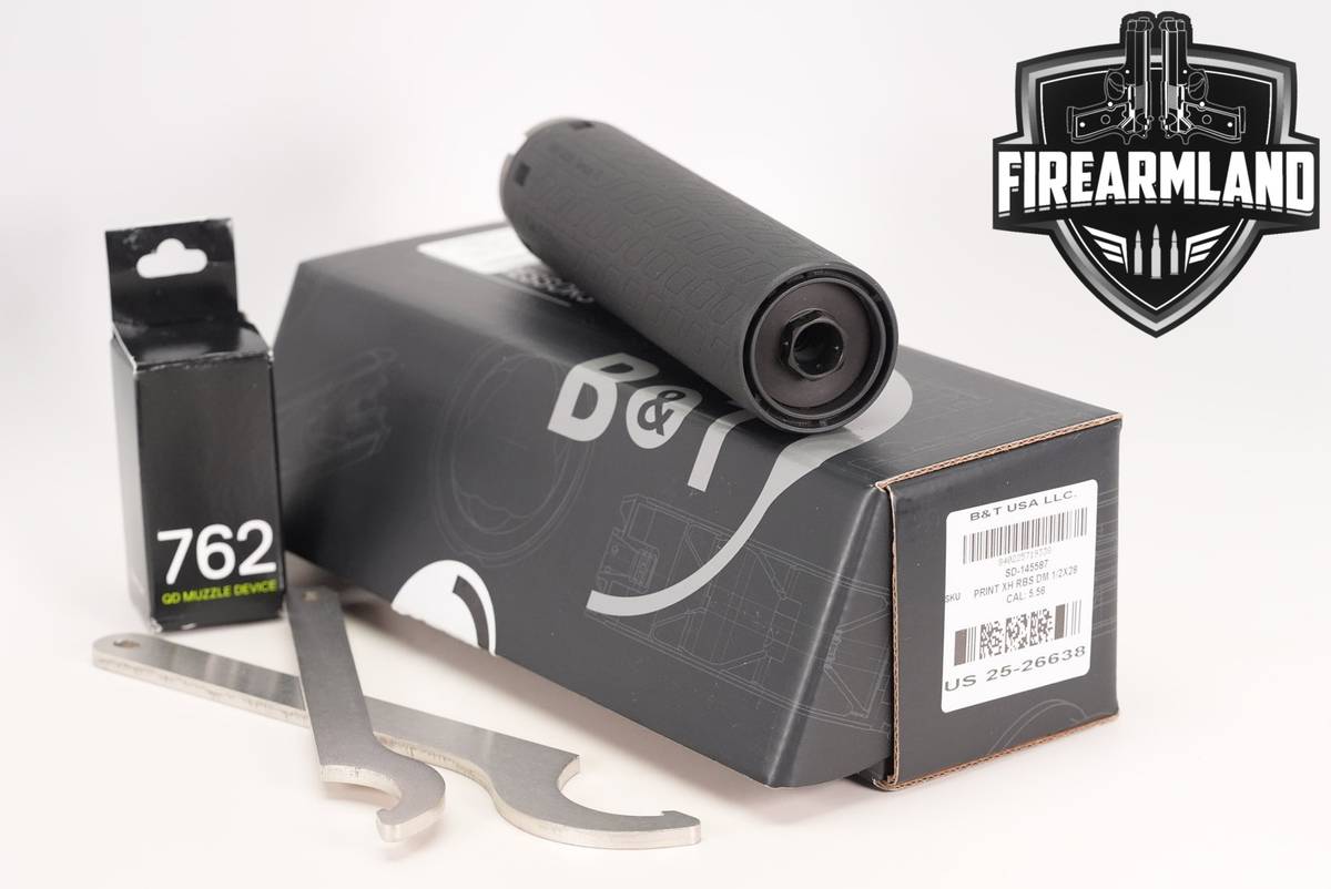 Brugger & Thomet (B&T) PRINT-XH RBS 5.56mm NATO 7.1" Suppressor Silencer