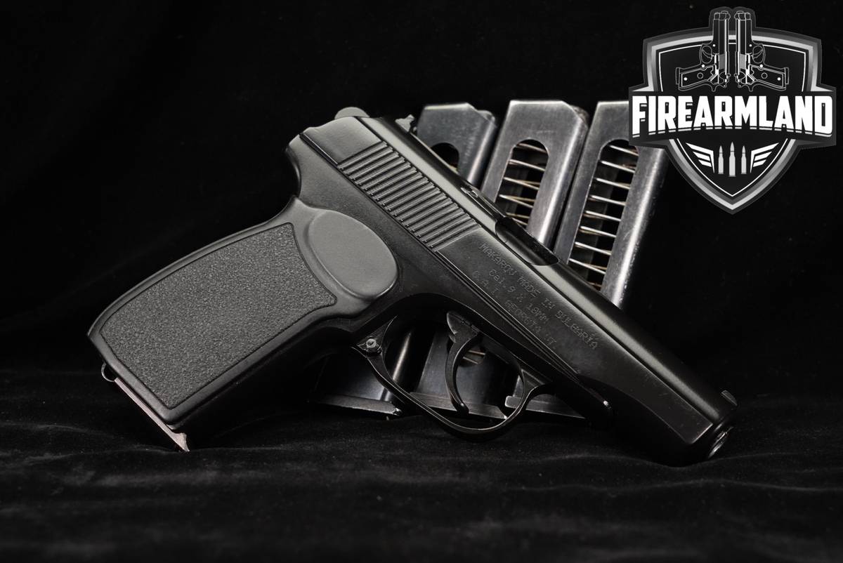 C.A.I Makarov PM Bulgarian Circle 10 9x18mmMakarov CAI ARSENAL +4 MAGS