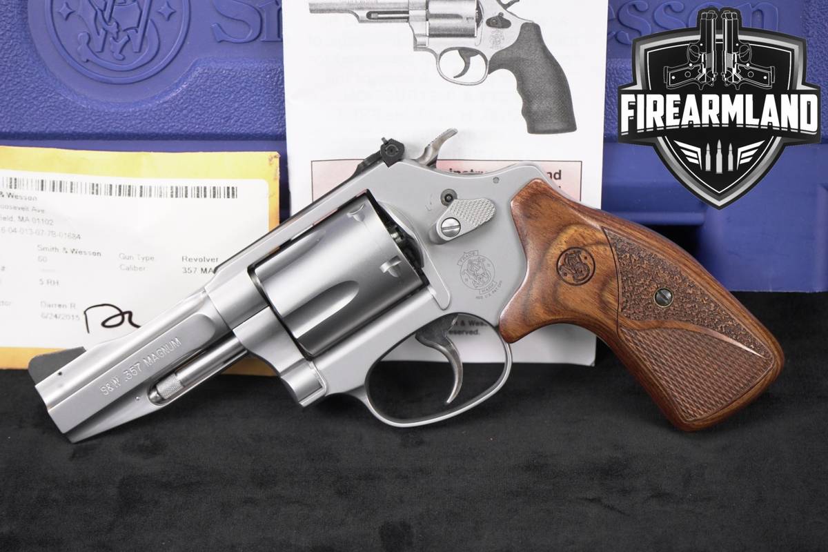 Smith & Wesson Model 60-15 Pro Series S&W 357 Magnum Stainless +ORIG CASE