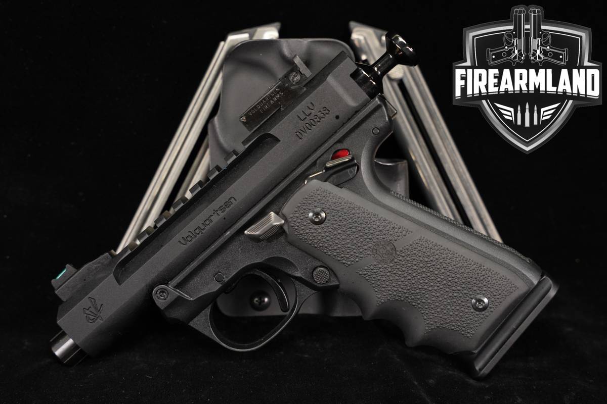 Volquartsen Mini Mamba 22/45 22LR Stainless THREADED +THREE MAGS & HOLSTER