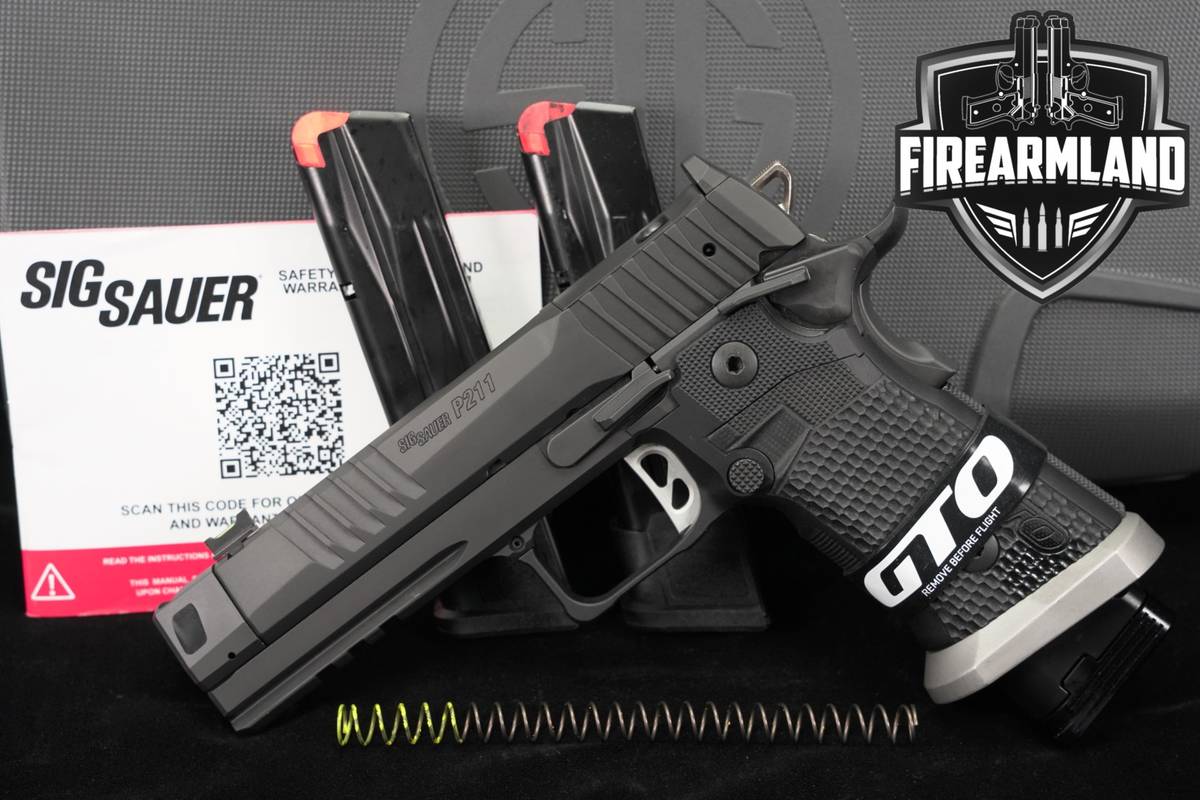 Sig Sauer P211 GTO 9mm 1911-2011 4.4" +3 MAGS & ORIG CASE