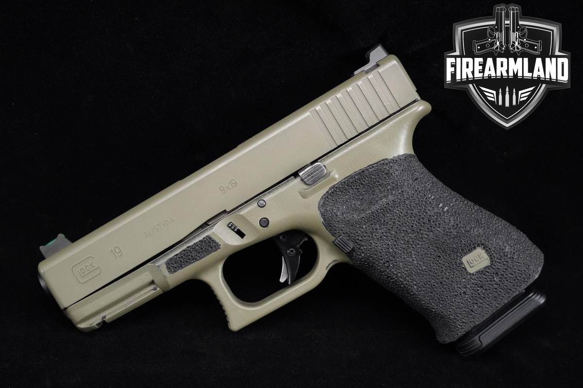 Glock 19 Gen3 9mm 4" OD Green Glock-19 G19 Gen-3 +6 MAGS