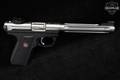 2008 Sturm Ruger 22/45 Mark III Hunter .22 LR Two-Tone Stainless in Fair Condition Image 3