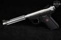 2008 Sturm Ruger 22/45 Mark III Hunter .22 LR Two-Tone Stainless in Fair Condition Image 4