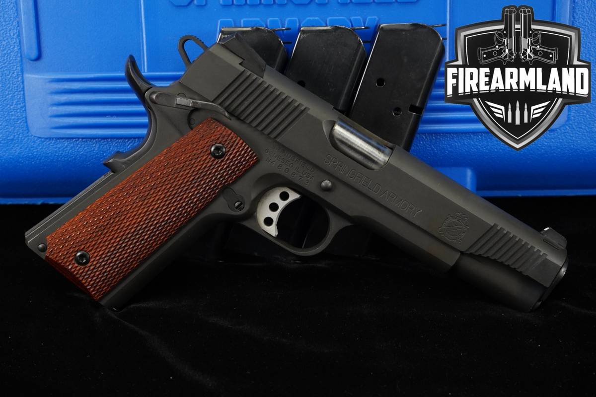 Springfield Armory Model 1911-A1 Loaded 45 ACP 5" 1911A1 +4 MAGS, ORIG CASE