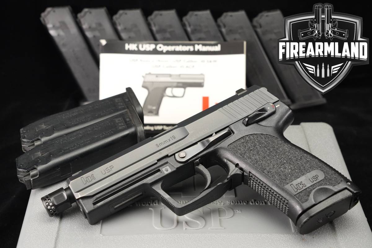 Heckler & Koch USP 9 Variant 2 9mm H&K USP9 +10 MAGS & ORIG CASE