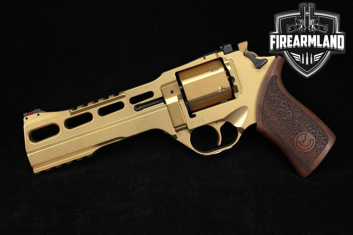 GOLDEN GUN! Chiappa Firearms Rhino 60DS Gold PVD 357 Magnum 6"