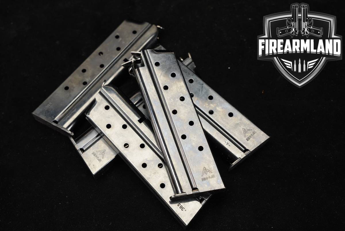 Mec-Gar FIVE (5) 1911 9 Round Magazines .38 Super Mags