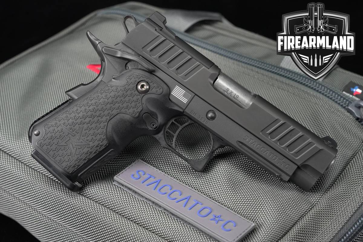 Staccato STI C DPO 9mm 3.9" 2011-1911 +3 MAGS, HOLSTER & ORIG CASE