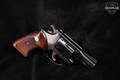 1953 Smith & Wesson (S&W) Model 36 Chief's Special, No-Dash, Flat-Latch .38 Spl. High-Polish Blue in Good Condition Image 2